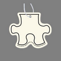 Paper Air Freshener Tag - Puzzle Piece
